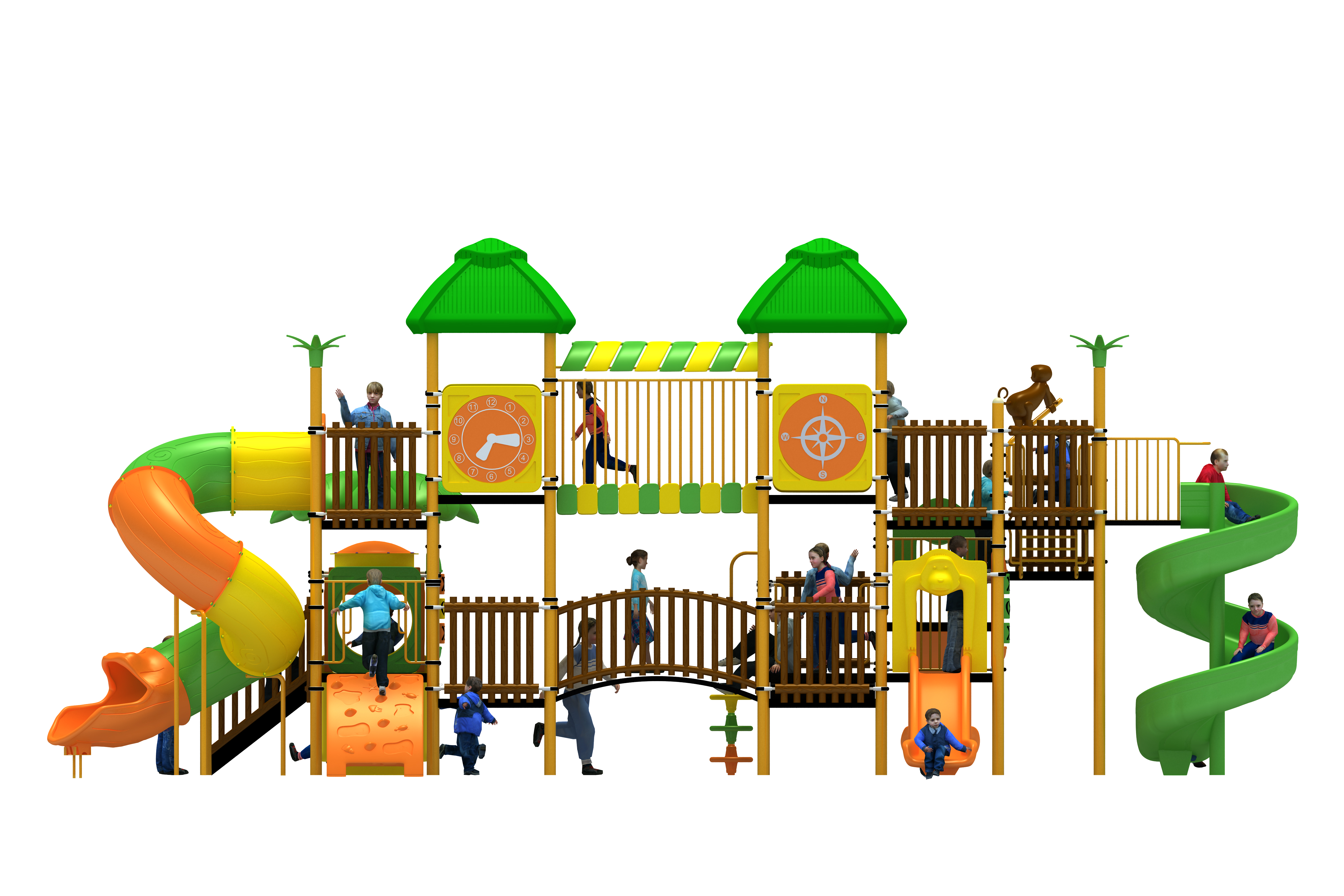 Orman Temalı Oyun Grubu C-300 PRK-308 | Temalı Metal Oyun Grupları | Erse Kent Mobilyaları